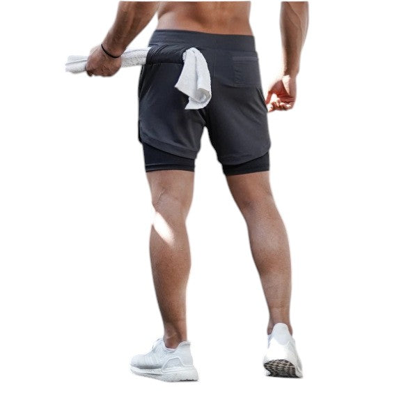 Men's Double-Layered Shorts