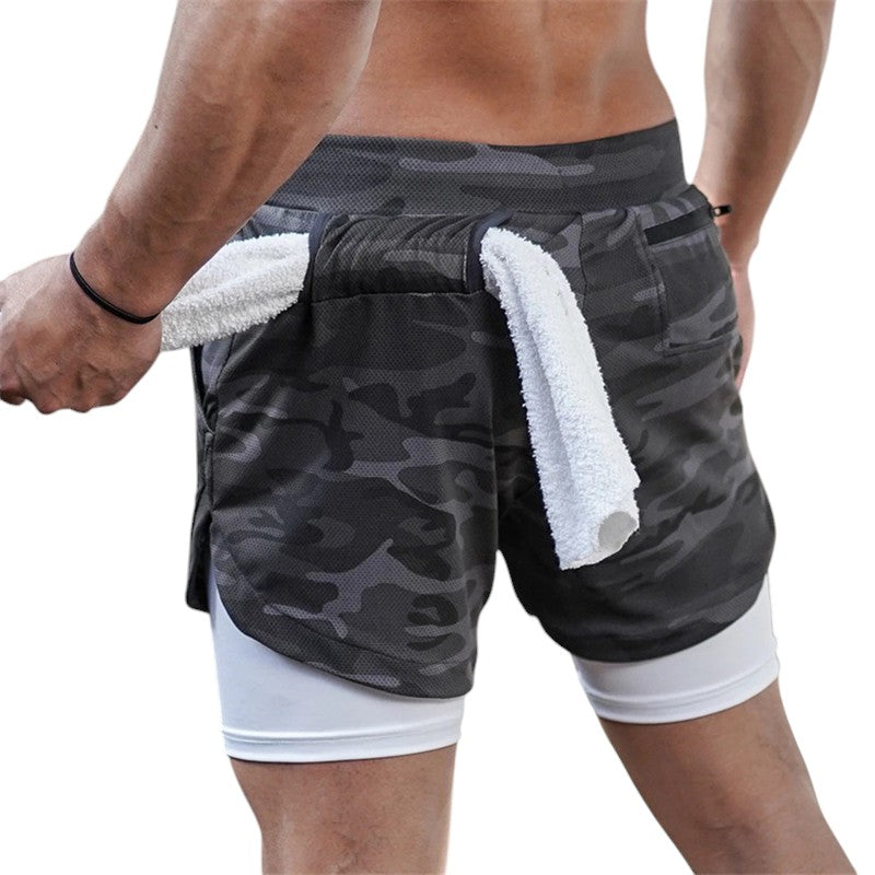 Men's Double-Layered Shorts