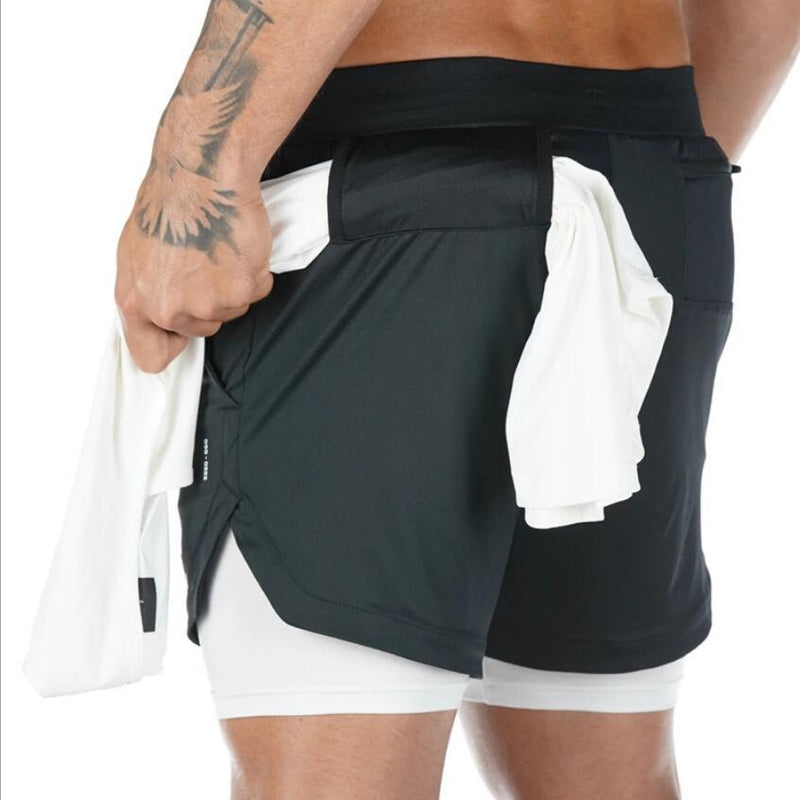 Men's Double-Layered Shorts