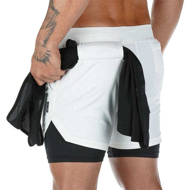 Men's Double-Layered Shorts
